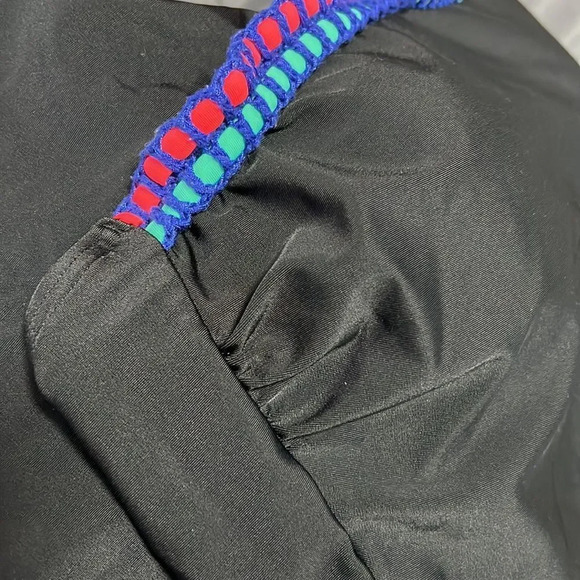 Seekers Australia Women’s Black One-Shoulder Crochet One-Piece Swimsuit size 6 - Picture 8 of 10